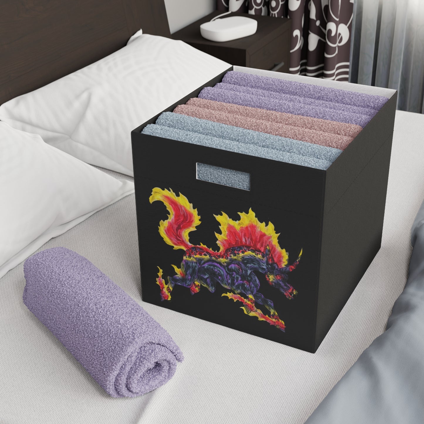 Nightmare Leap Felt Storage Box