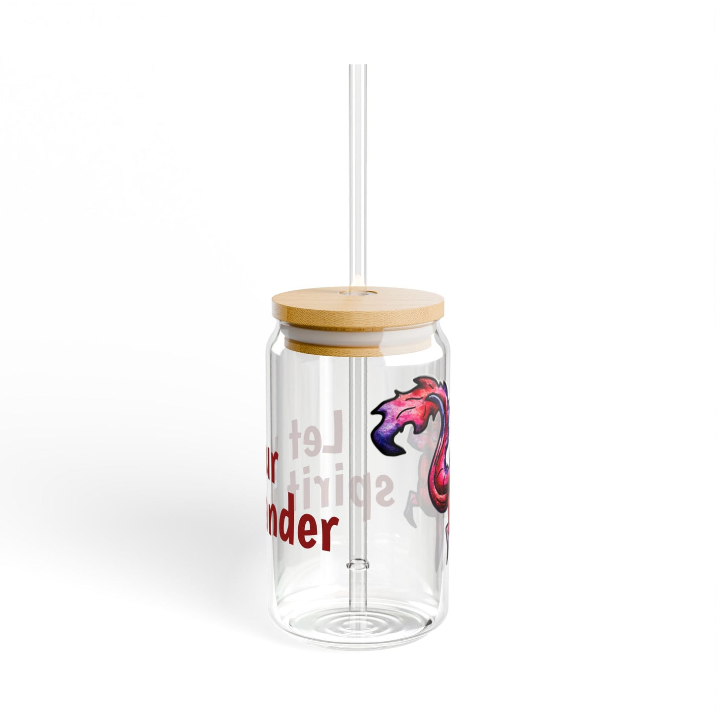 Myer the Kirin-Let your spirit wander- Chibi Kirin- Cute Animal - Sipper Glass, 16oz