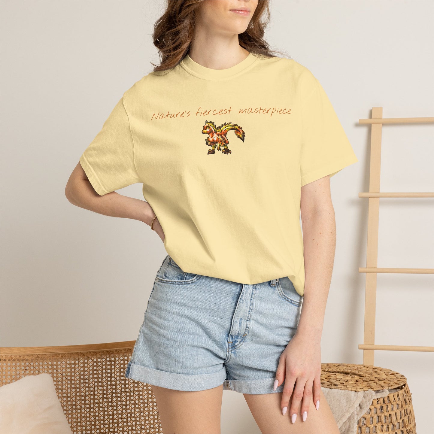 Chibi Caena the Raptor- Masterpiece- Dinosaur art- Prehistoric- T-shirt