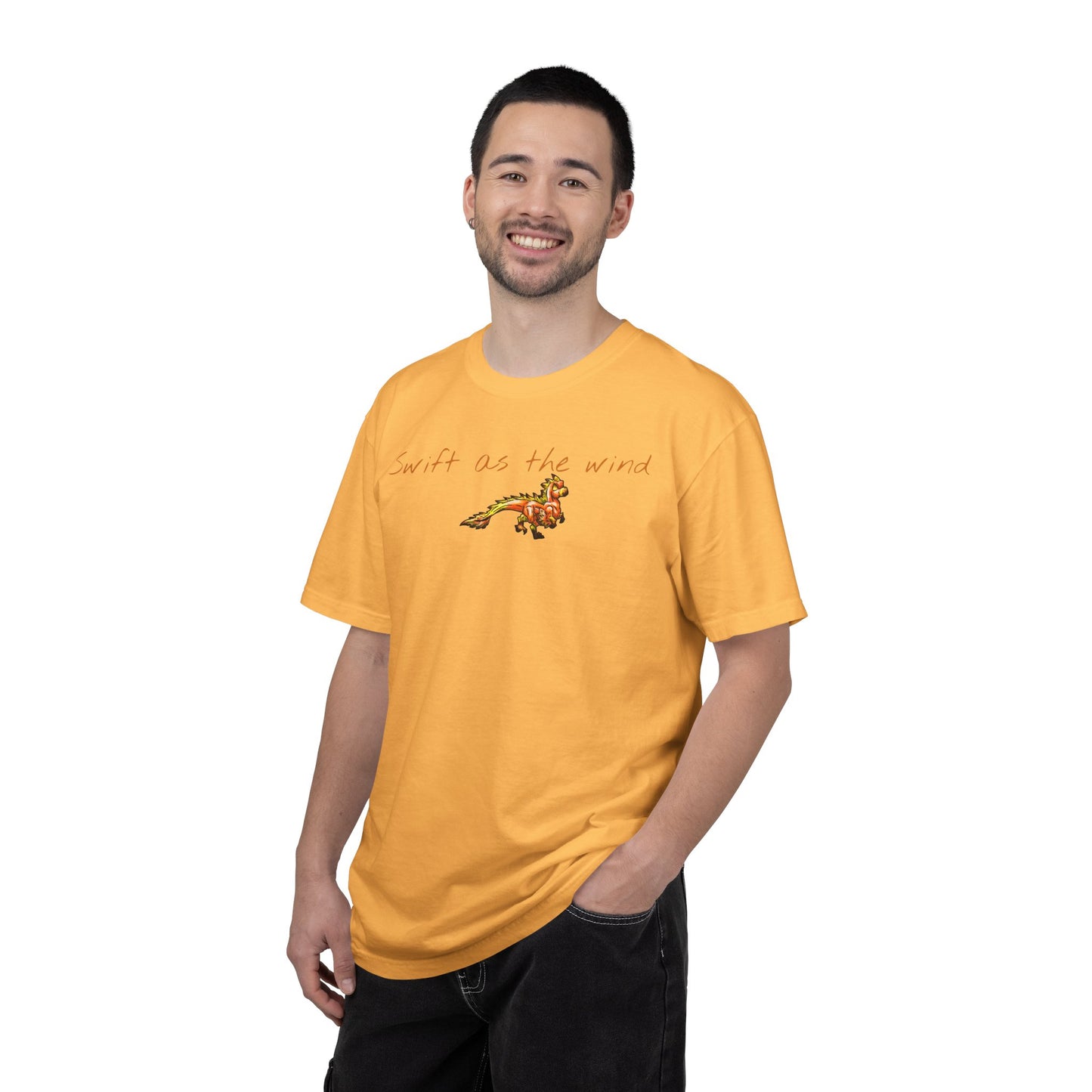 Chibi Caena the Raptor- Swift- Dinosaur art- Prehistoric- T-shirt