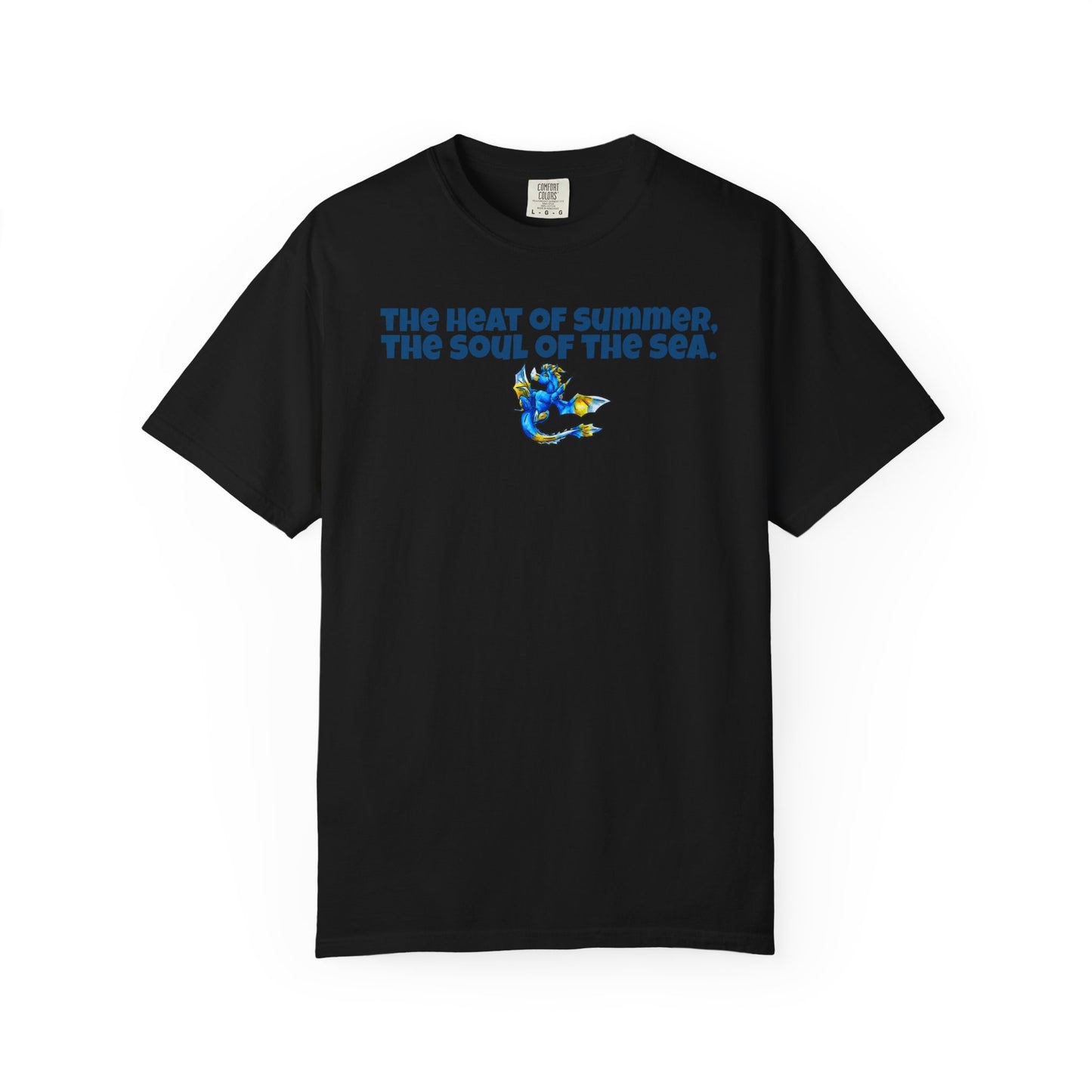 Chibi Summer Dragon- Heat & Soul- Summer Fantasy- Sunlit Tide Dragon- T-Shirt