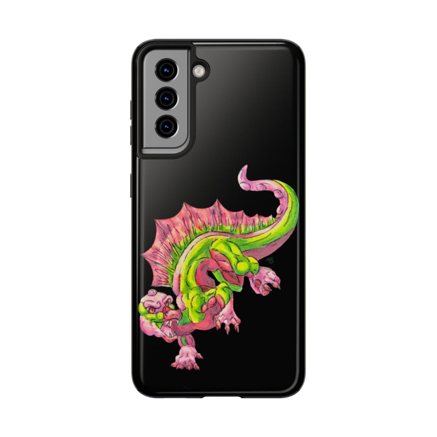 Cutesy Dimetrodon Jump Tough Phone Cases