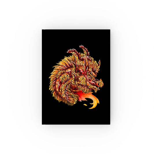 Fire Dragon Hard Backed Journal