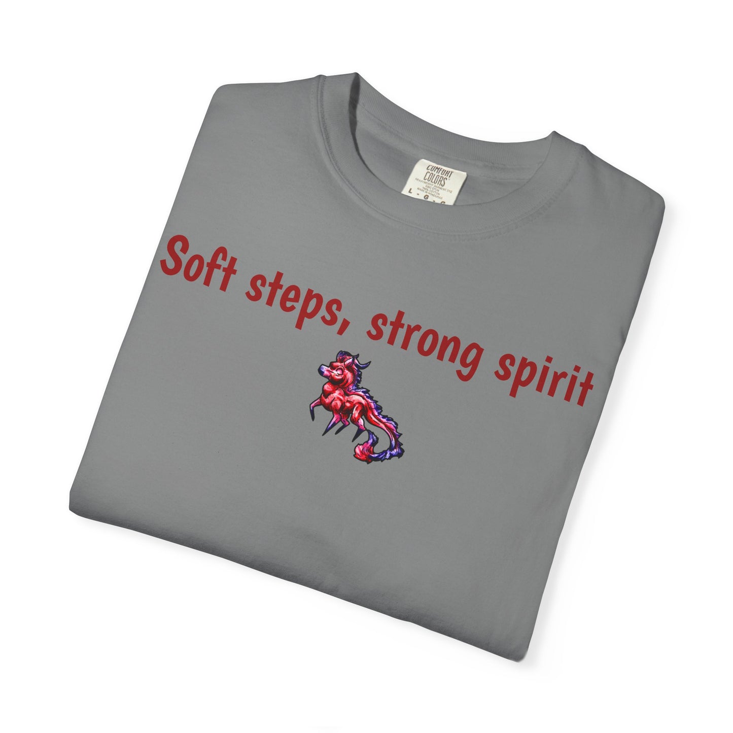 Chibi Myer the Kirin- Soft steps, strong spirit T-shirt- Fantasy Nature- Mythical Creature- Kirin Lover Gift - Shirt