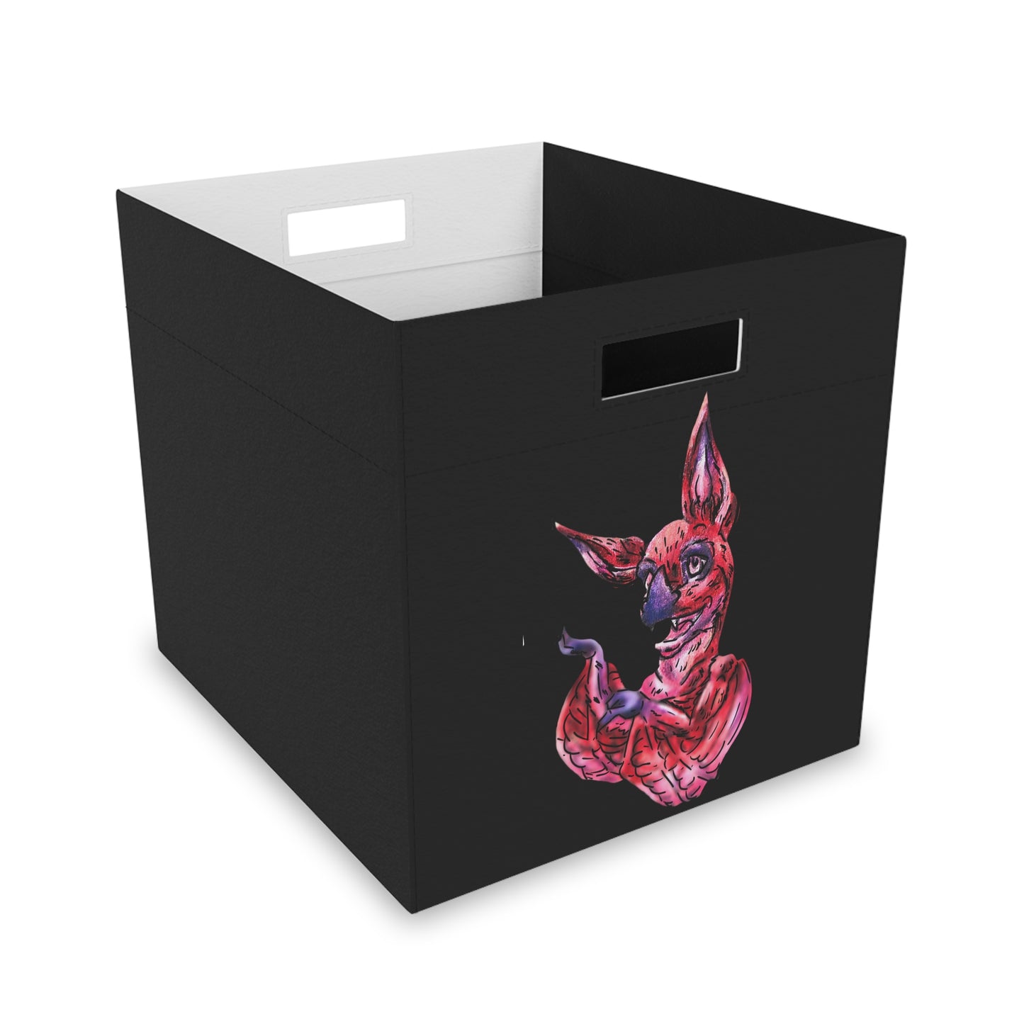 Myra the Bat Felt Storage Box