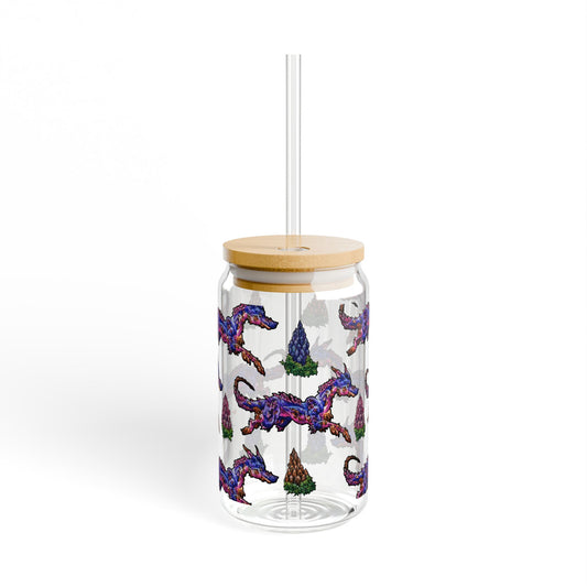 Lupine Greyhound Sipper Glass, 16oz
