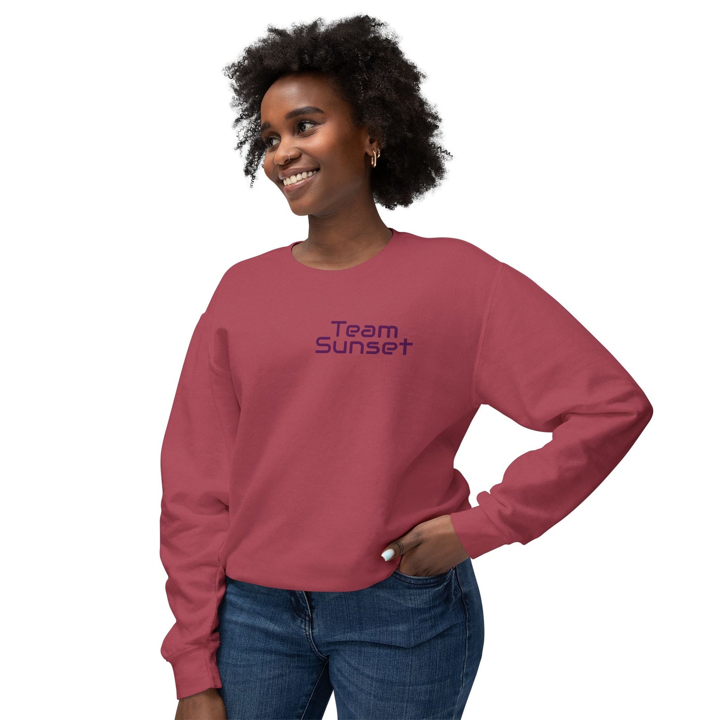 Team Sunset Hippocampus- Vibrant Ocean Fantasy Art- Marine Fantasy Illustration- Fantasy Ocean Art- Unisex Crewneck