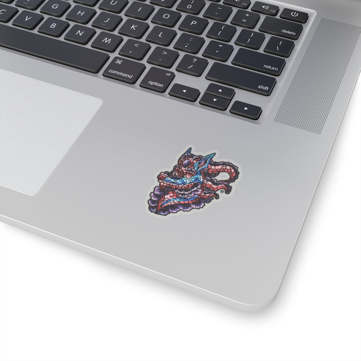 January Dragon Head Kiss-Cut Stickers