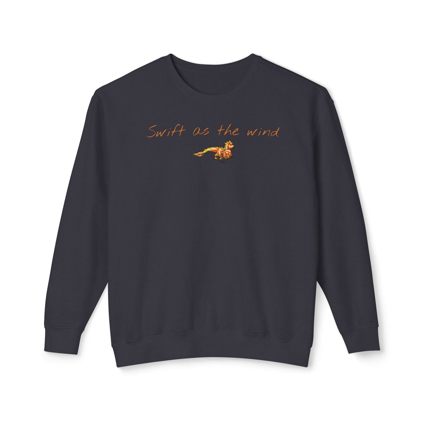 Chibi Caena the Raptor- Swift- Dinosaur art- Prehistoric- Crewneck