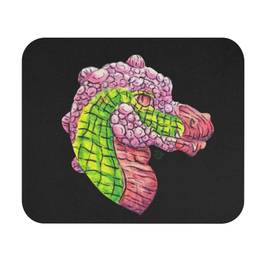 Dimetrodon Head Mouse Pad (Rectangle)