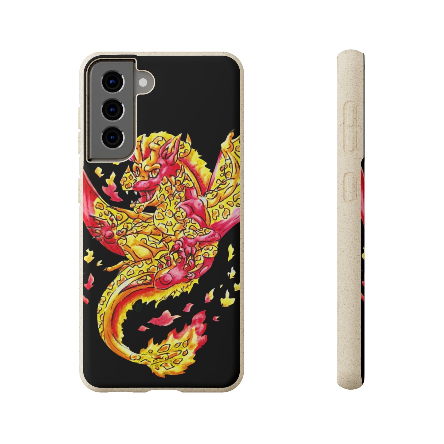 Cutesy Fire Dragon Float Biodegradable Cases