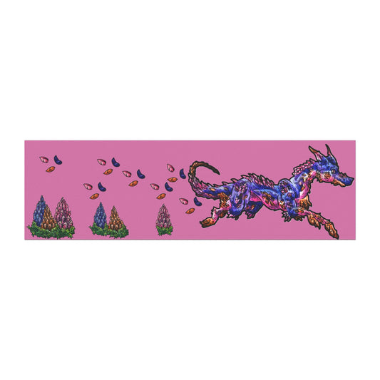 Lupine Greyhound Car Magnet