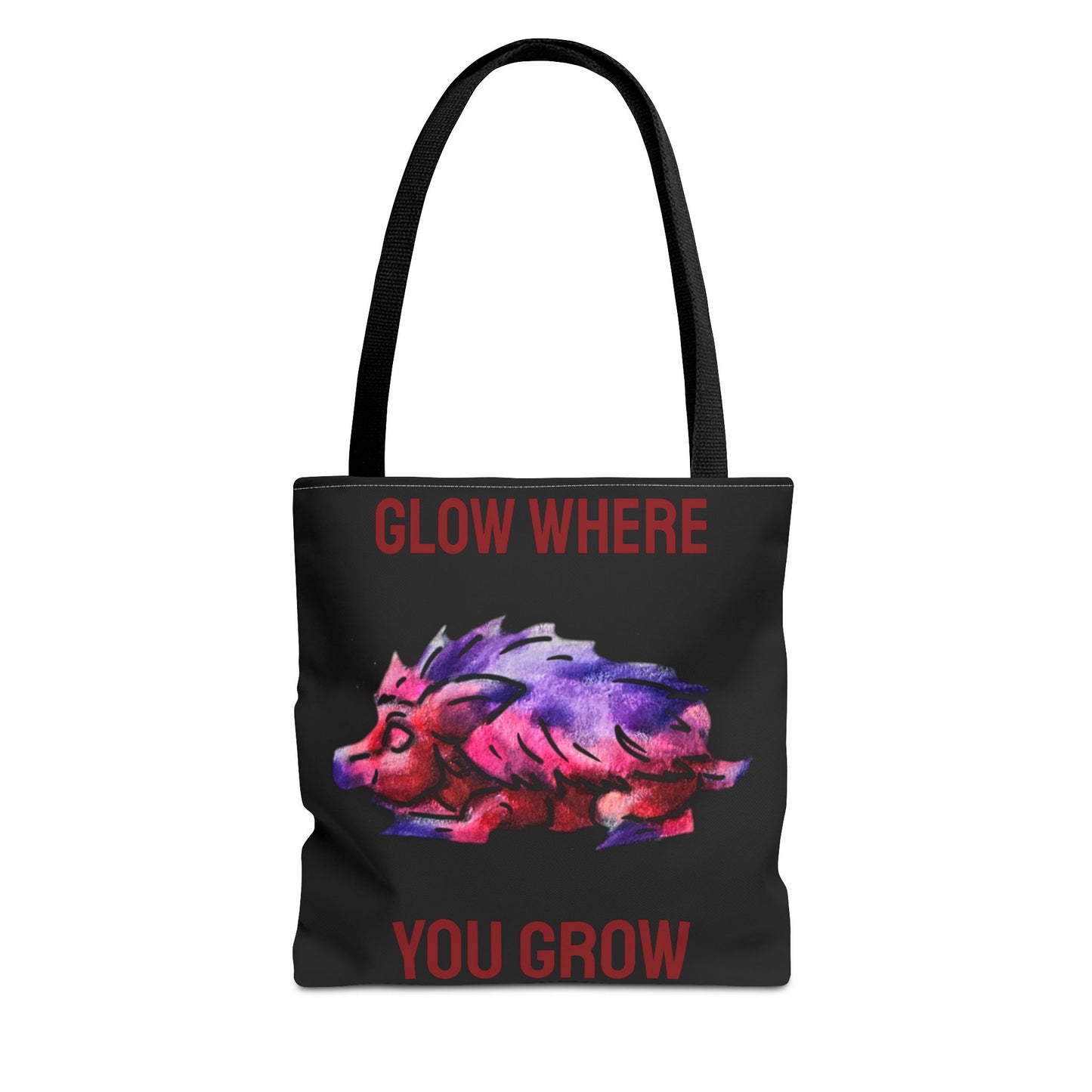 Chibi Azalea the Hedgehog- Chibi Hedgehog- Cute Animal - Double-Sided Tote Bag
