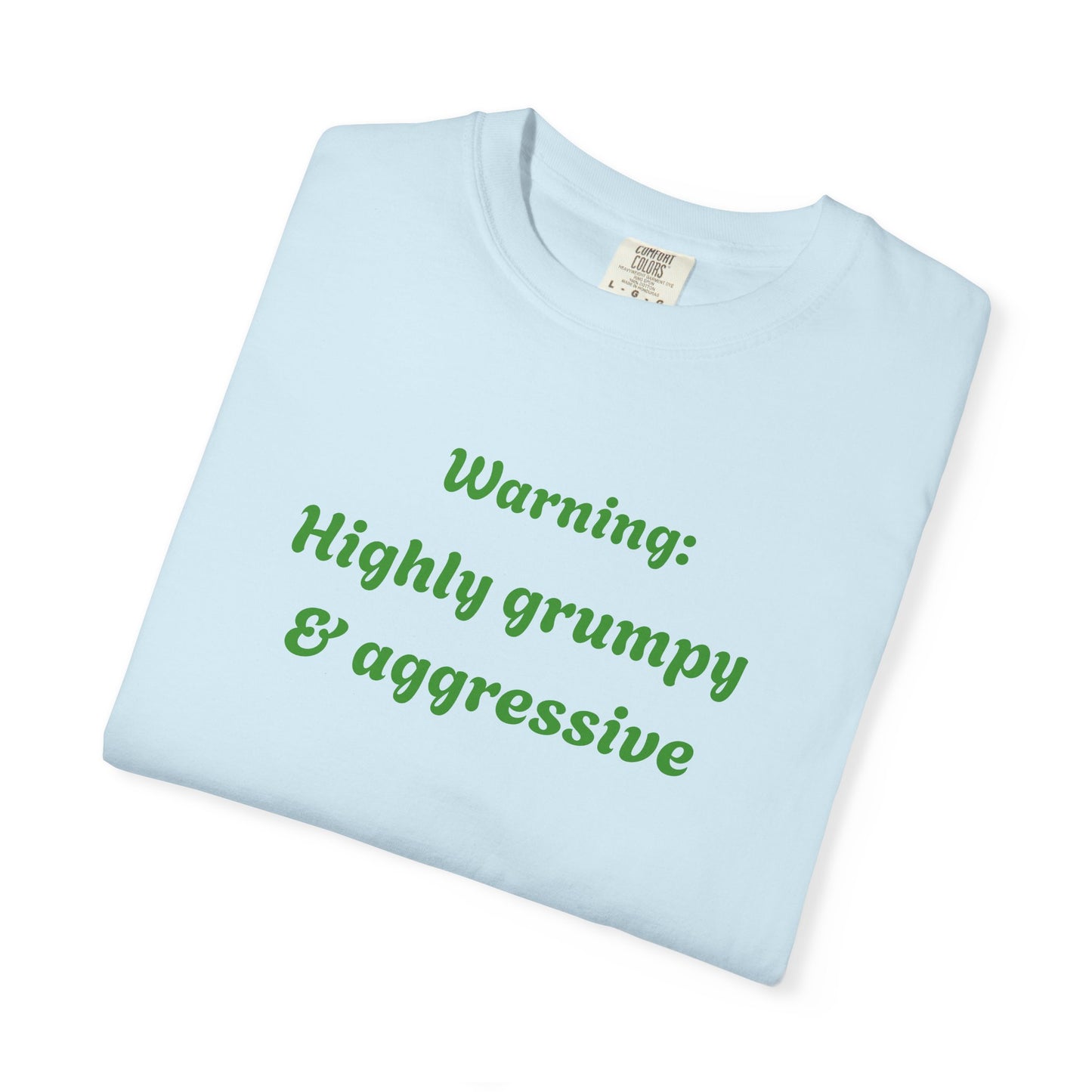 Arlith- Emerald Dragon – Aggressive Green Fantasy Dragon – Warning: Grumpy & Aggressive T-shirt – Mythical Creature– Dragon Lover Gift