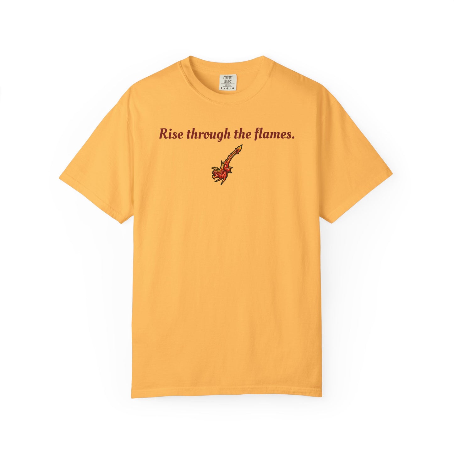 Chibi Fire Dragon- Rise- Elemental- Fantasy Dragon-T-shirt