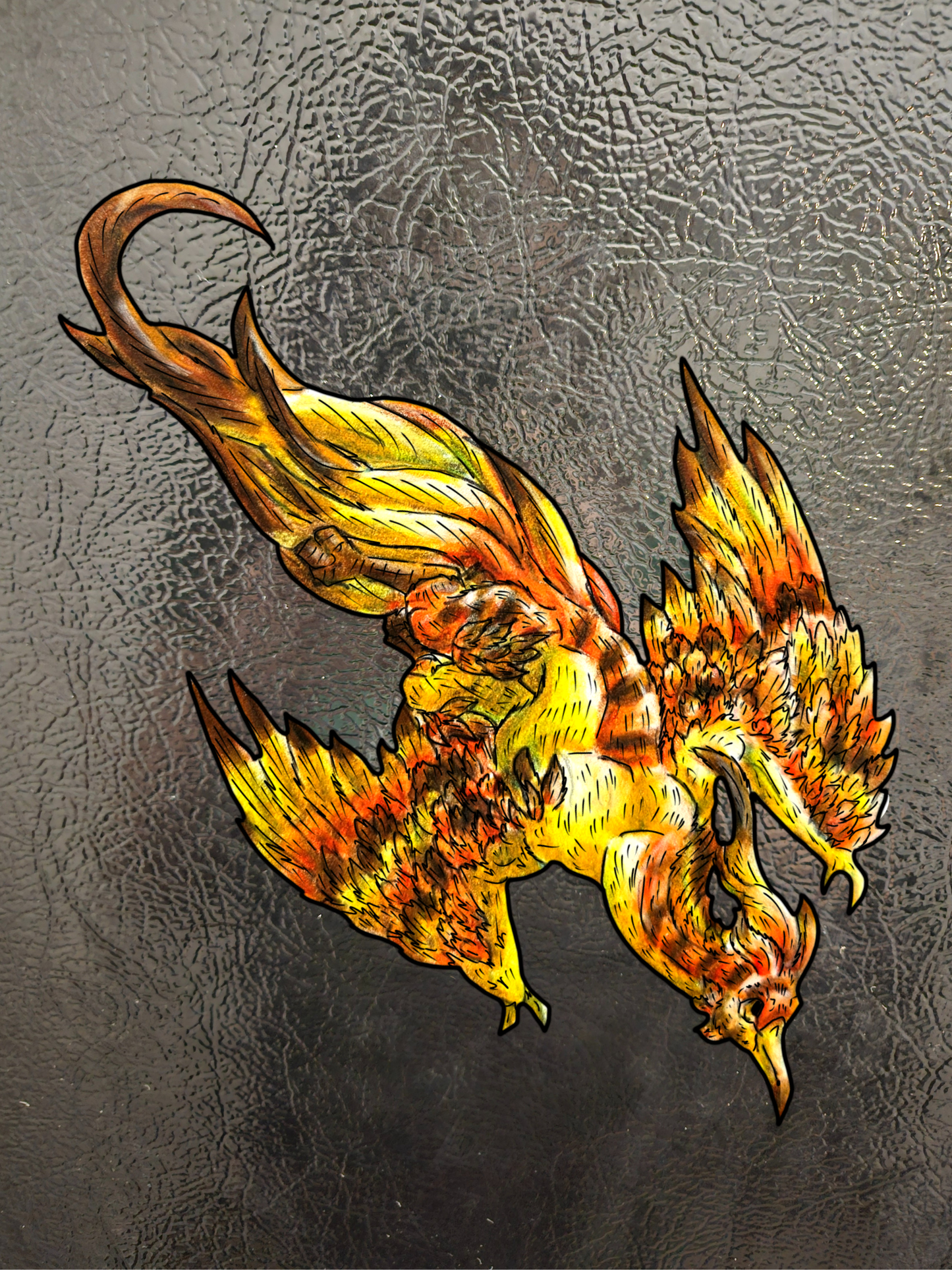 Cayene the Pheonix Magnets 3pk