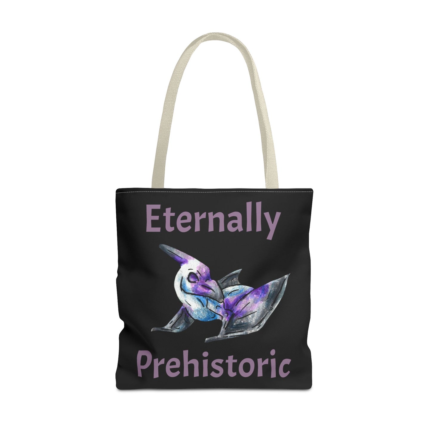 Siln -Chibi Pterodactyl- Flying Dino - Double-Sided Tote Bag