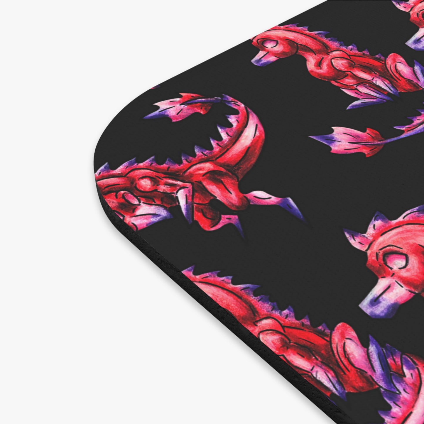 Chibi Mehr the Garudimimus- Pattern- Feathered Dino- Prehistoric Dinosaur- Mouse Pad