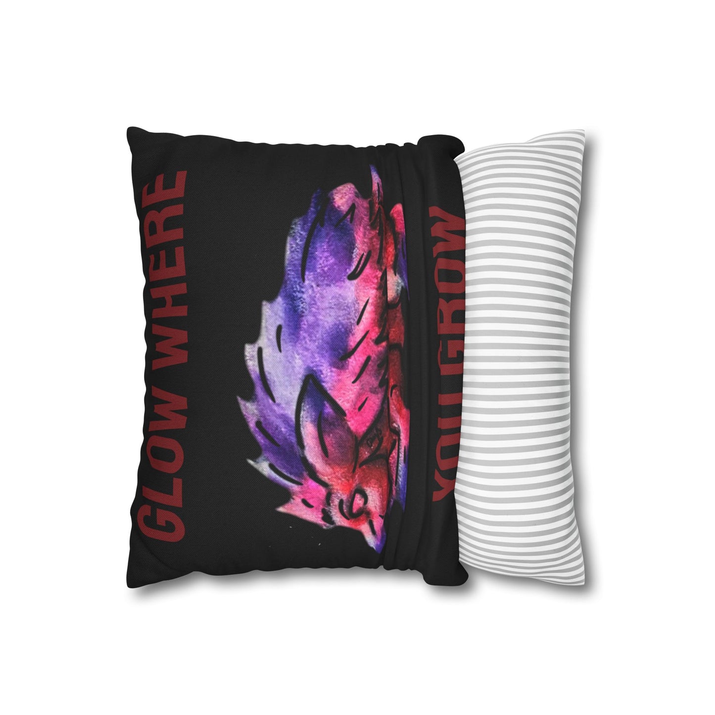 Chibi Azalea the Hedgehog- Chibi Hedgehog- Cute Animal - Double-Sided Pillowcase