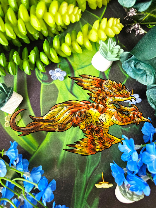 Cayene the Pheonix Body Sticker