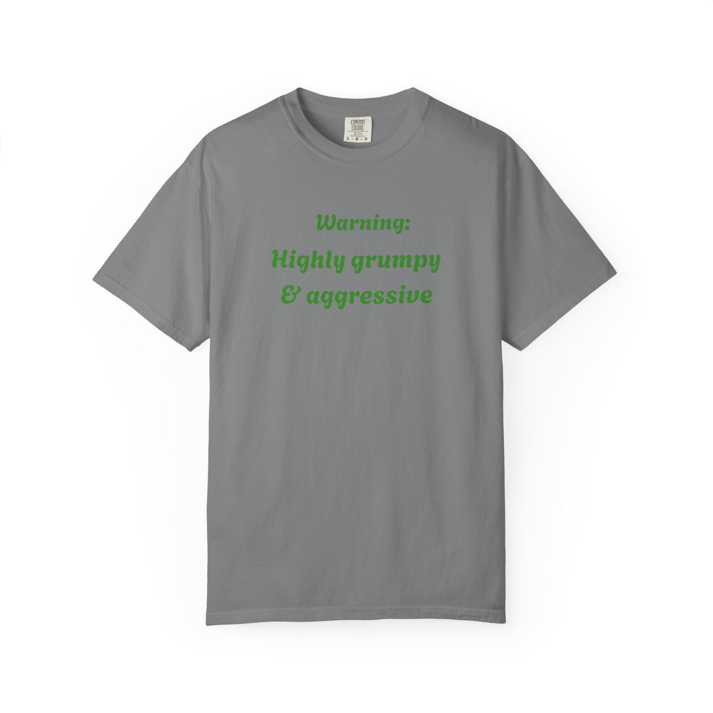 Arlith- Emerald Dragon – Aggressive Green Fantasy Dragon – Warning: Grumpy & Aggressive T-shirt – Mythical Creature– Dragon Lover Gift