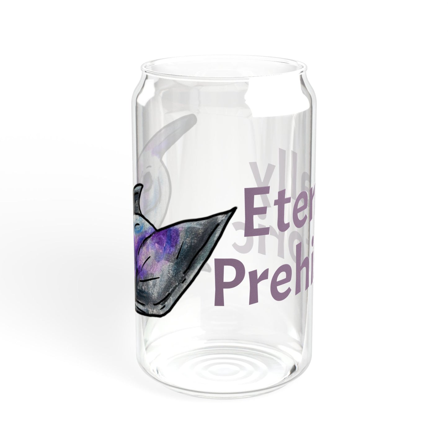 Siln – Eternally Prehistoric - Pterodactyl Art - Flying Dinosaur Illustration - Dinosaur Lover Gift - Sipper Glass, 16oz