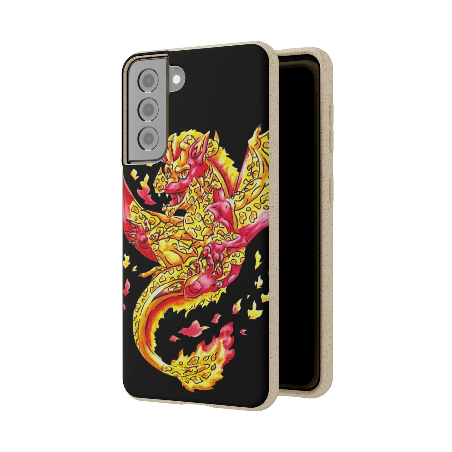 Cutesy Fire Dragon Float Biodegradable Cases