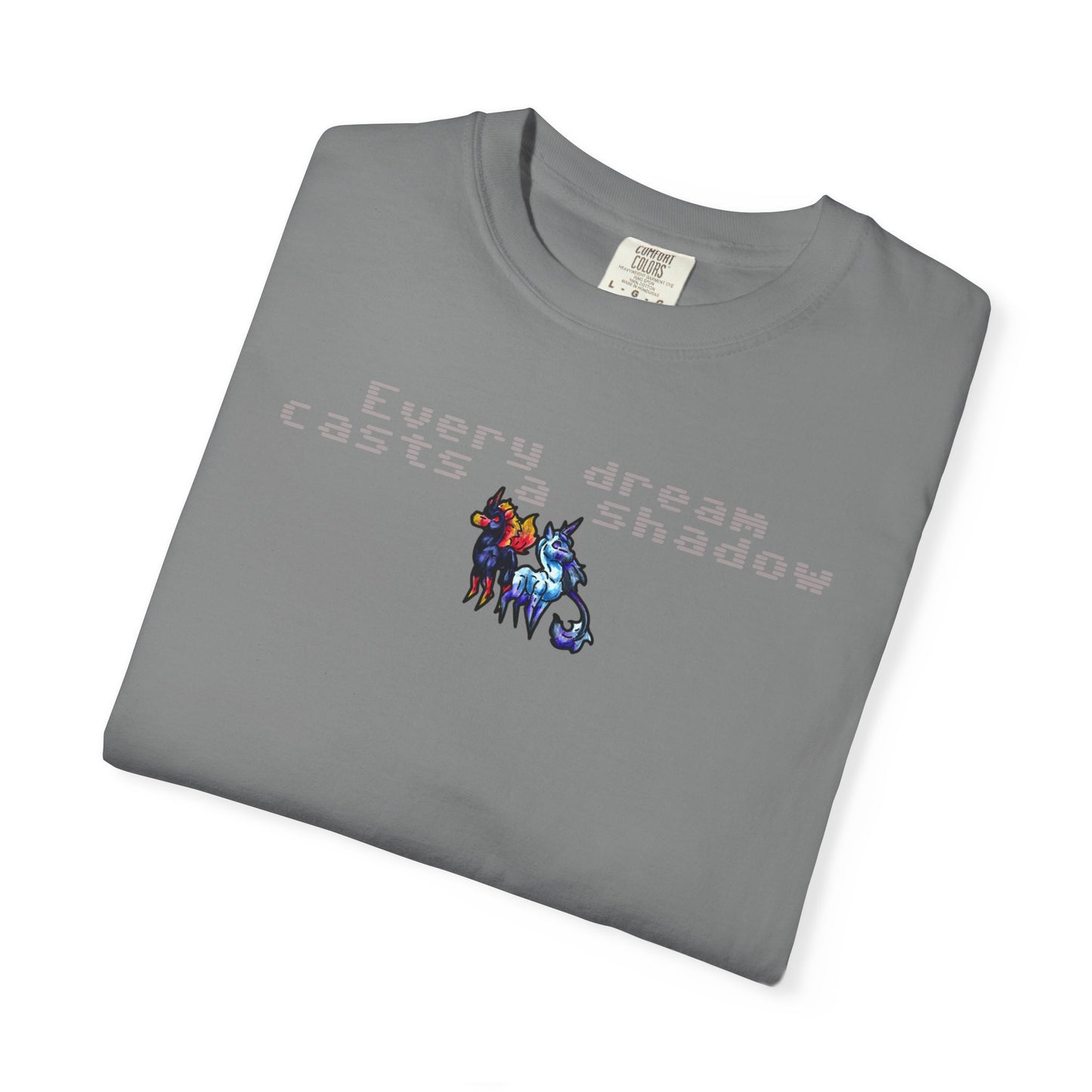 Dream and Nightmare Unicorn- Dream & Shadow- Celestial Nightmare- Duality– Light and Dark Fantasy- T-shirt