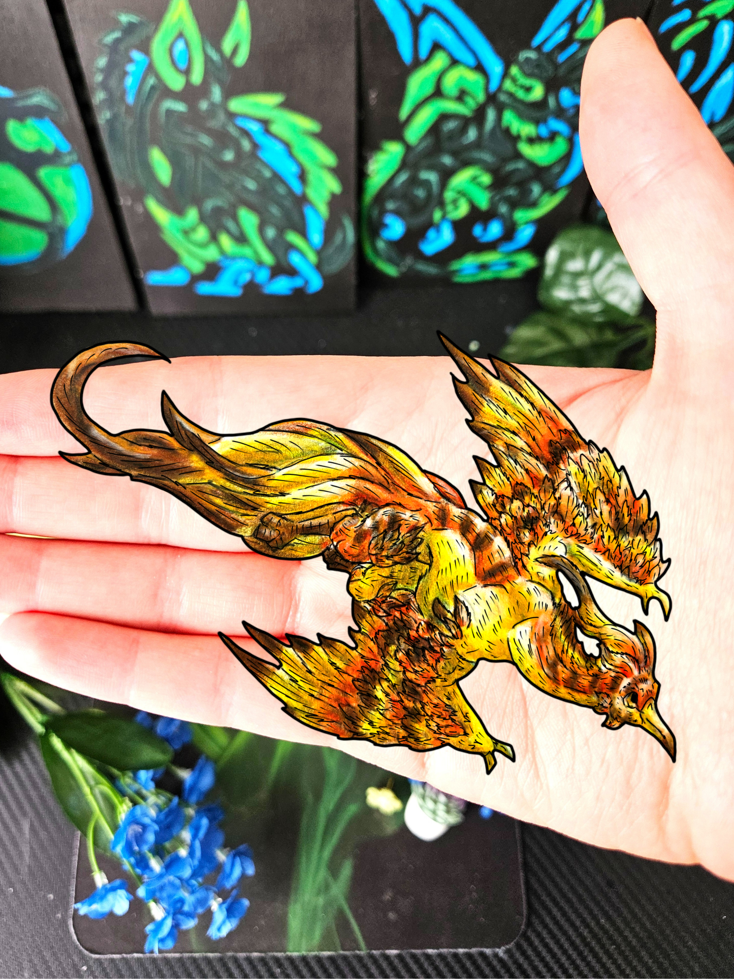Cayene the Pheonix Body Sticker