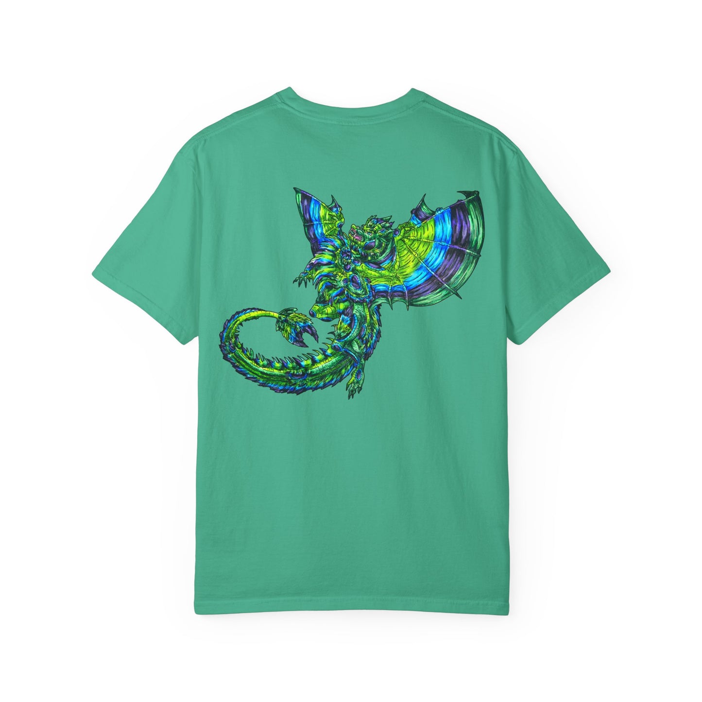 Arlith- Emerald Dragon – Aggressive Green Fantasy Dragon – Warning: Grumpy & Aggressive T-shirt – Mythical Creature– Dragon Lover Gift