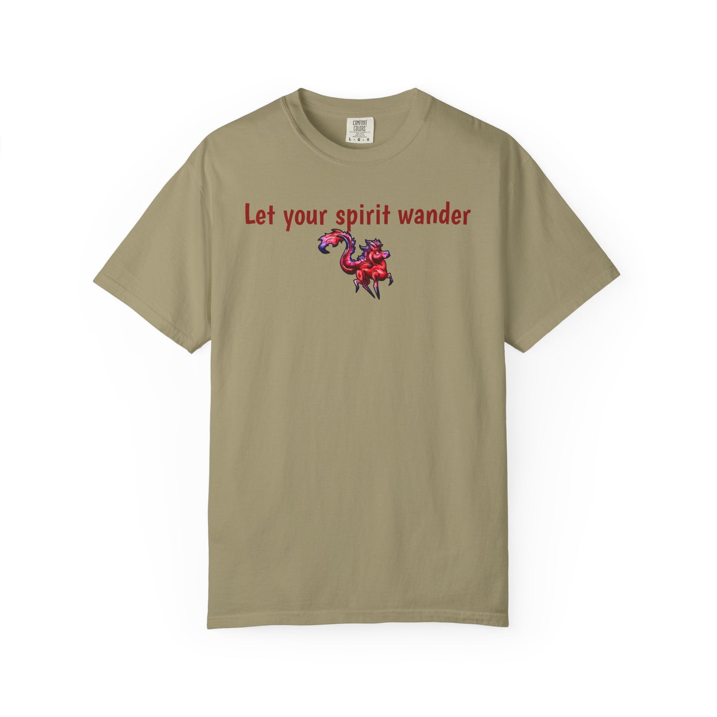 Chibi Myer the Kirin- Let your spirit wander T-shirt- Fantasy Nature- Mythical Creature- Kirin Lover Gift - Shirt