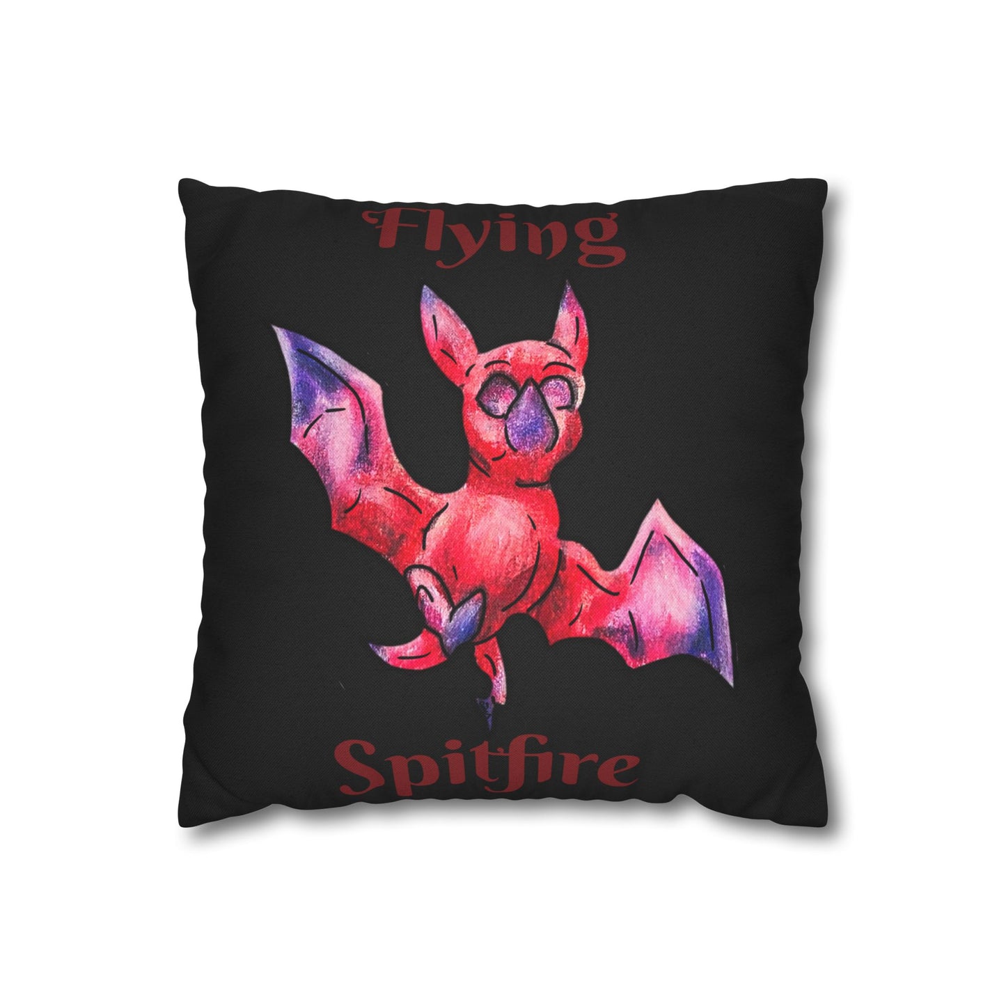 Chibi Myra the Bat- Chibi Bat- Cute Animal -Double-sided Pillowcase