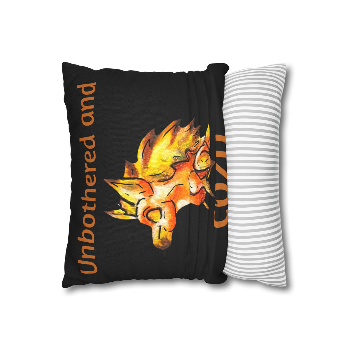 Chibi Aster the Hedgehog- Chibi Hedgehog- Cute Animal - Double-sided Pillowcase
