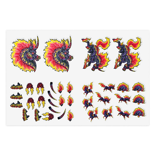 Nightmare Sticker Sheets 6"x4"