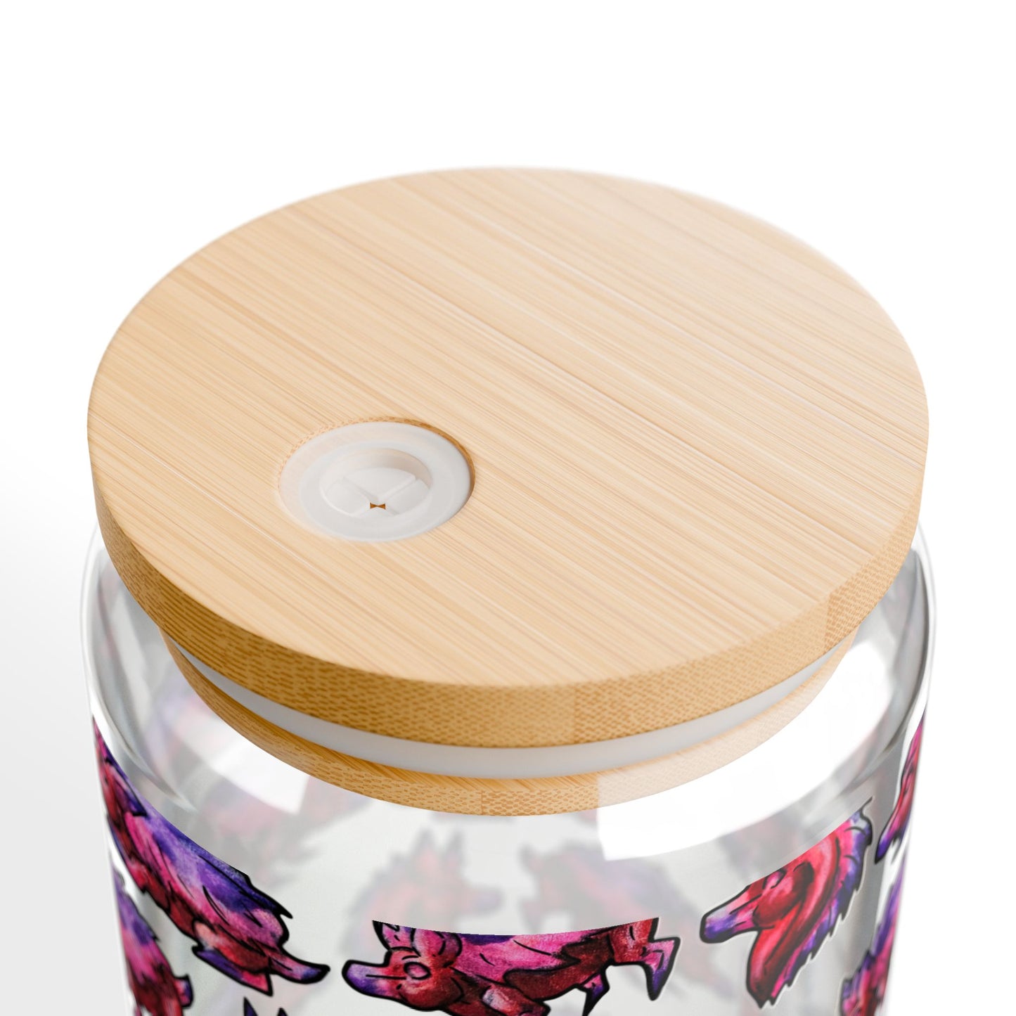 Chibi Azalea the Hedgehog-Pattern- Chibi Hedgehog- Cute Animal - Glass Tumbler 16oz