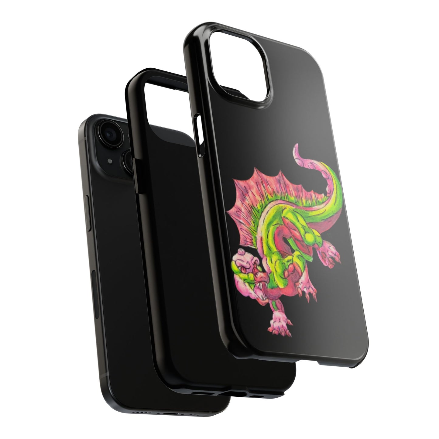 Cutesy Dimetrodon Jump Tough Phone Cases