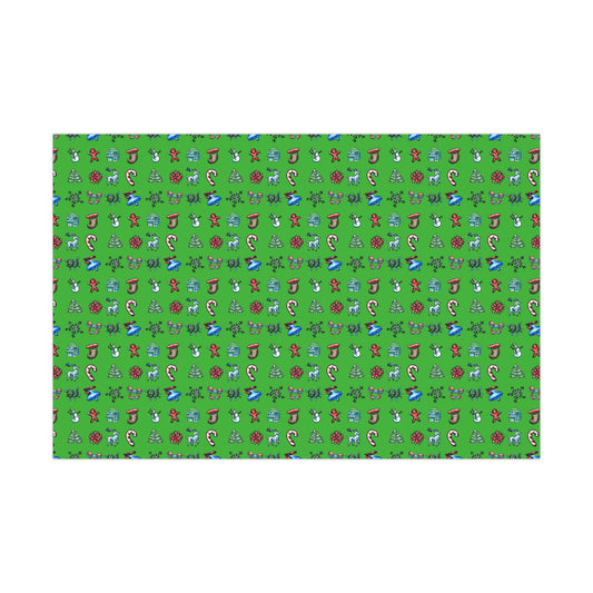 Christmas Symbols Gift Wrap Papers