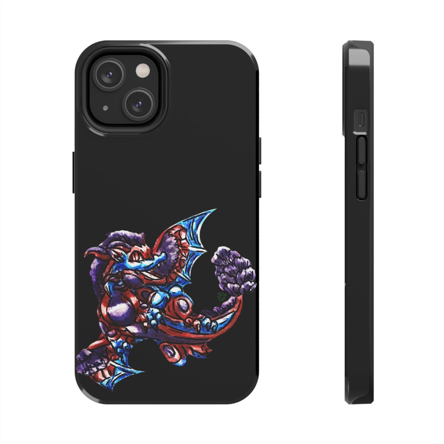 Cutesy January Dragon Twirl Tough Phone Cases