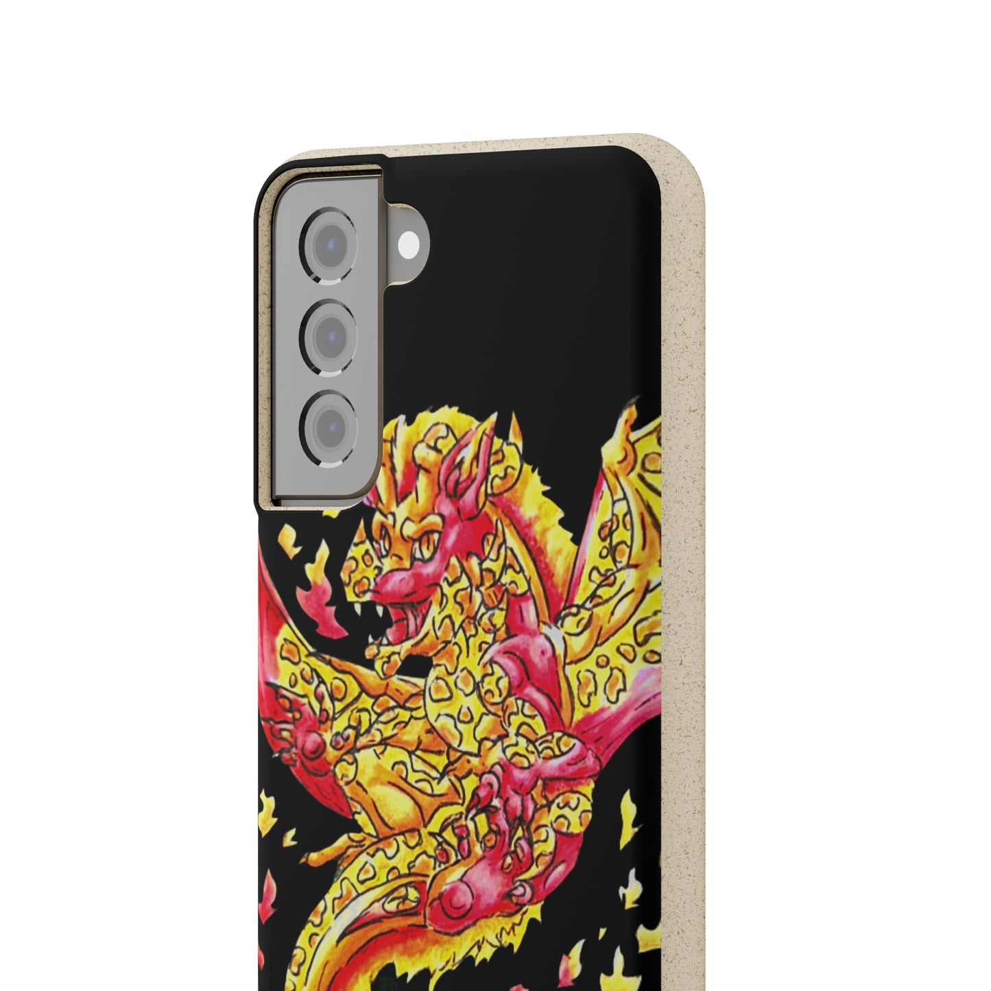 Cutesy Fire Dragon Float Biodegradable Cases