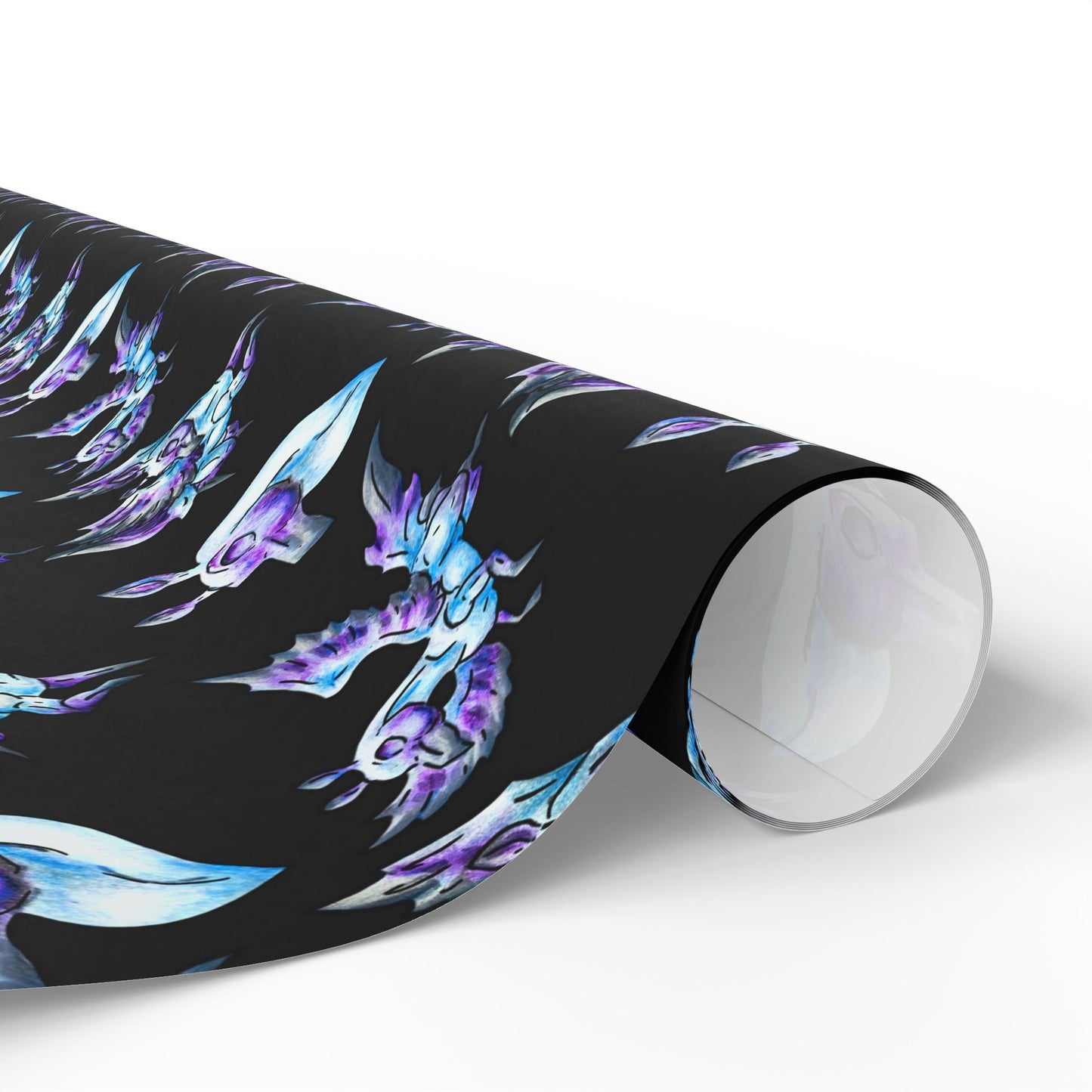 Chib Seleste the Peryton- Fantasy Creature- White Deer Bird- Wrapping Paper