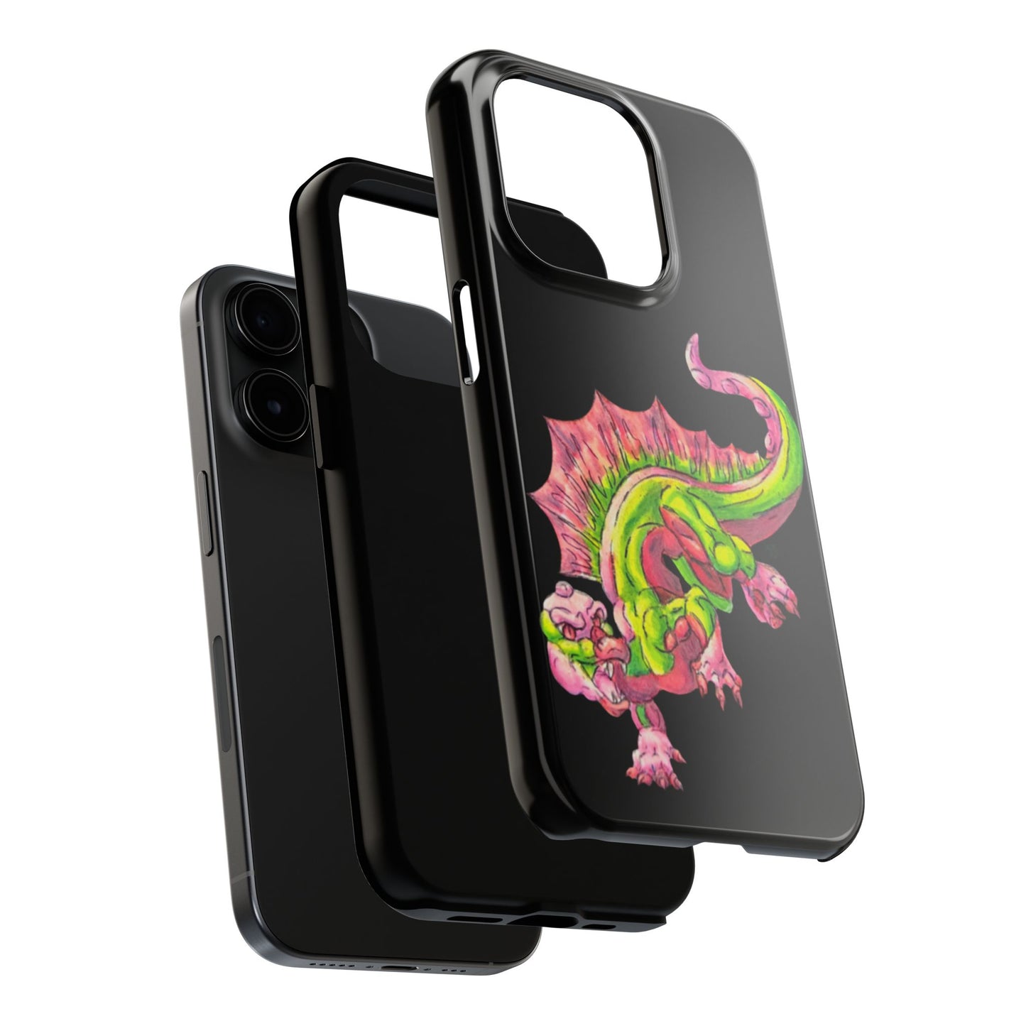 Cutesy Dimetrodon Jump Tough Phone Cases