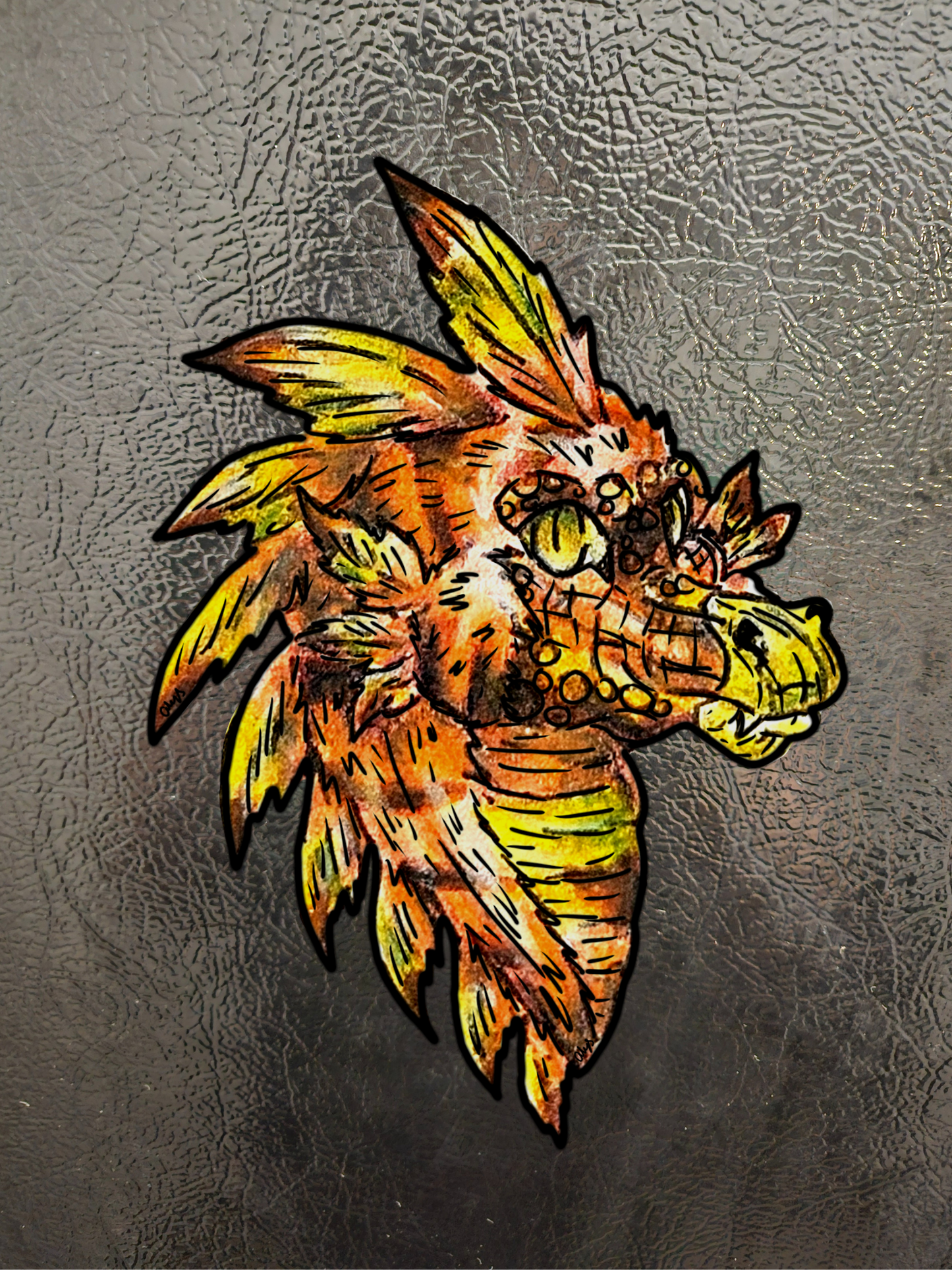 Caena the Raptor 3pk Magnets