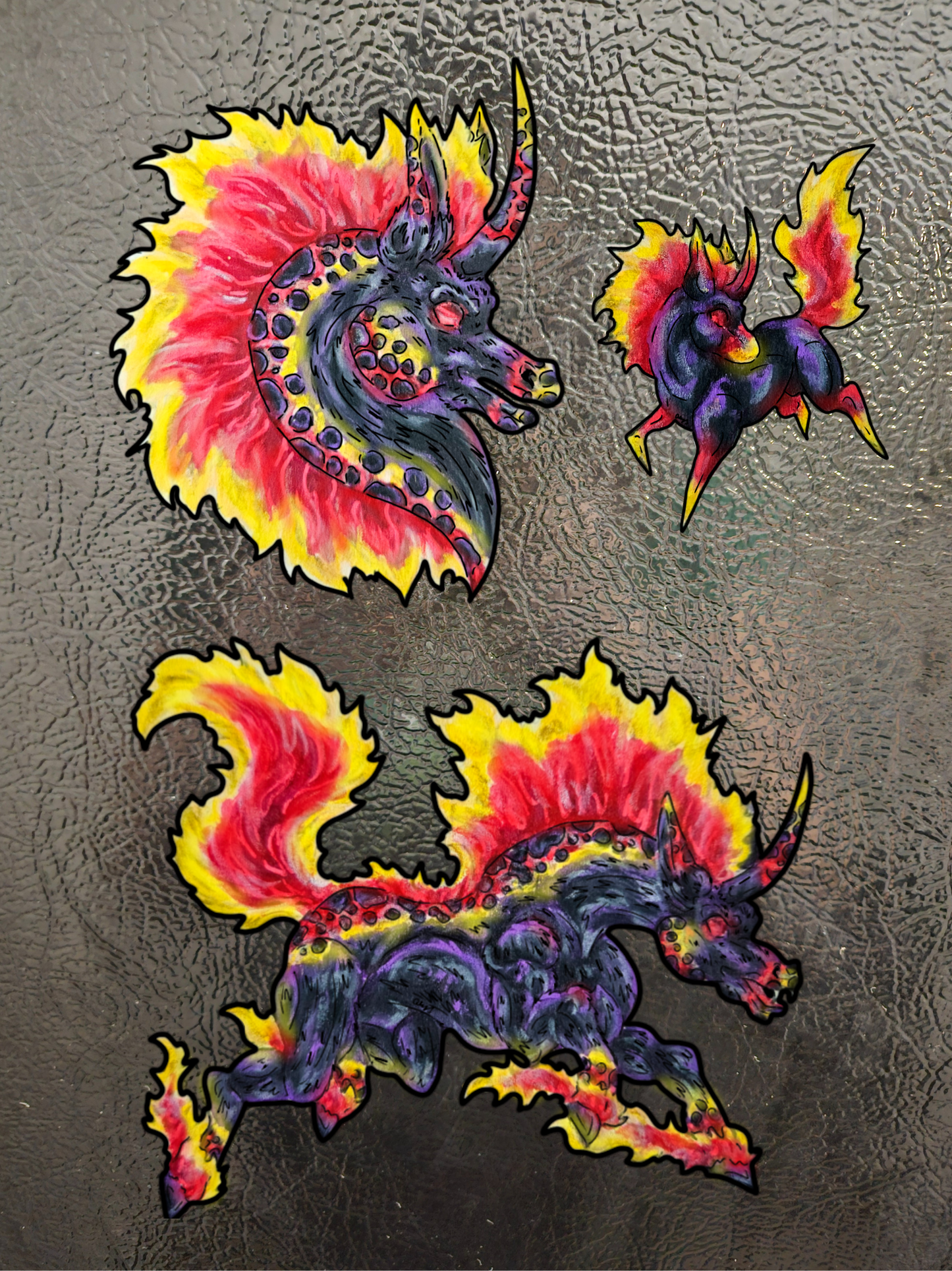 Nightmare 3pk Magnets