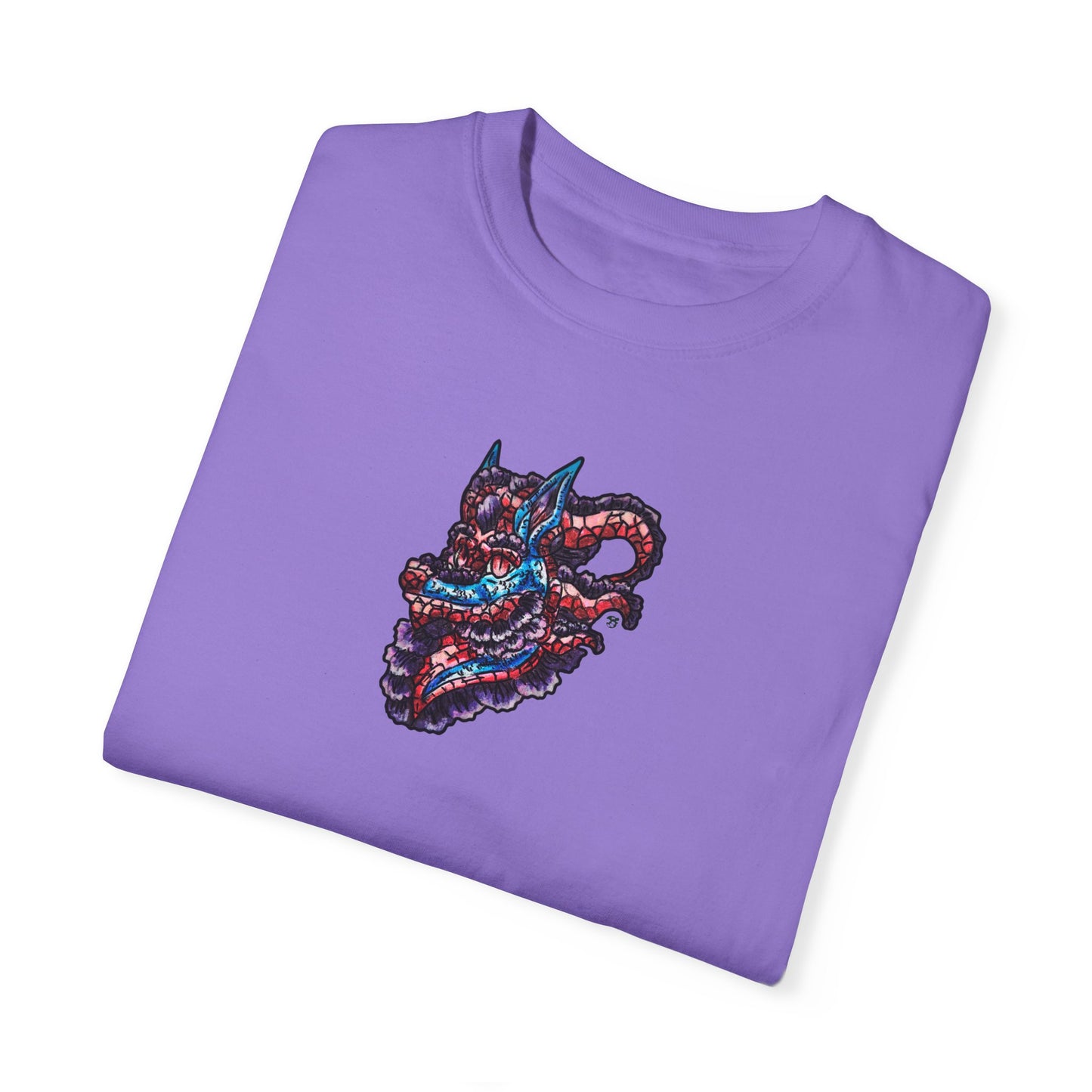 January Dragon Head Unisex Garment-Dyed T-shirt