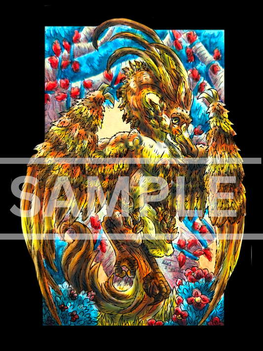 Cayene the Pheonix Print DIGITAL DOWNLOAD