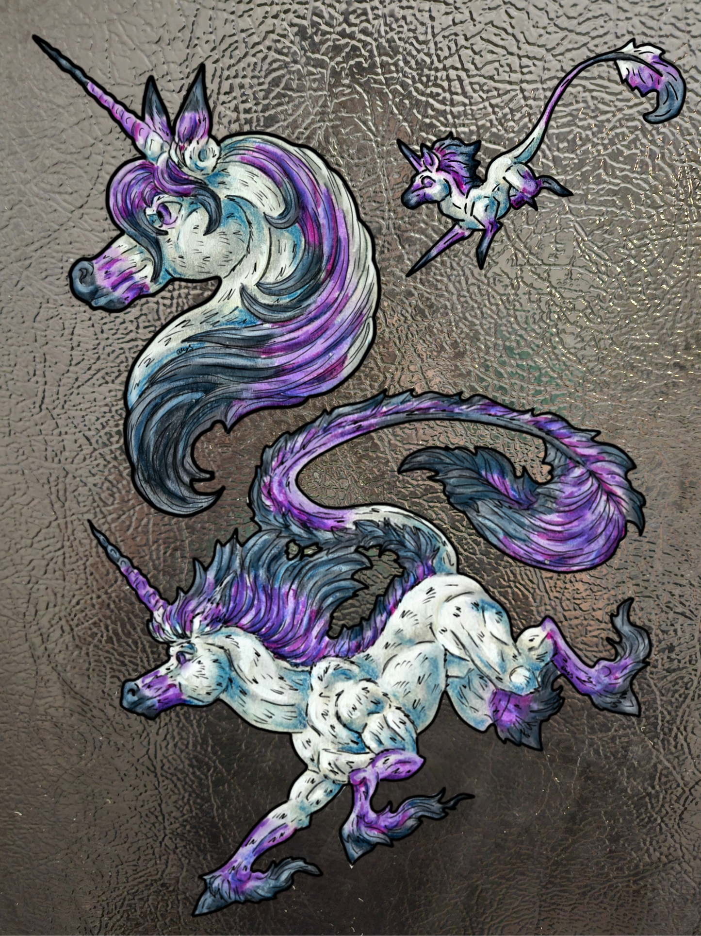 Unicorn 3pk Magnets