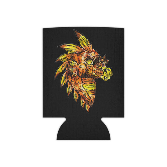 Caena the Raptor Head Can Cooler