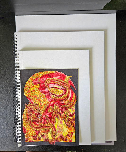 Commission: Paper 9"x12" 3 characters