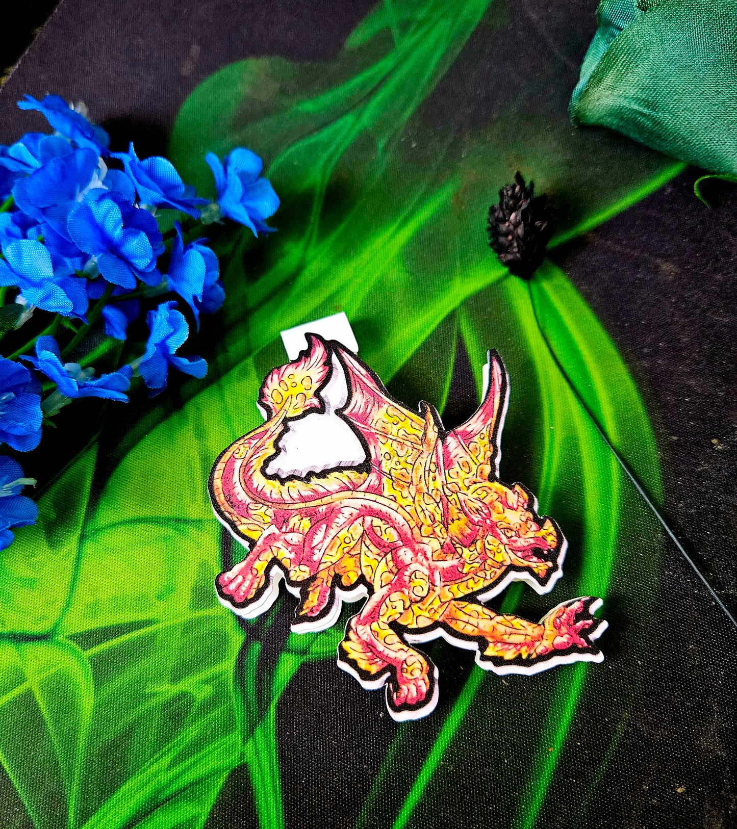 Clover the Hedgehog Curl Magnetic Paper Bookmark