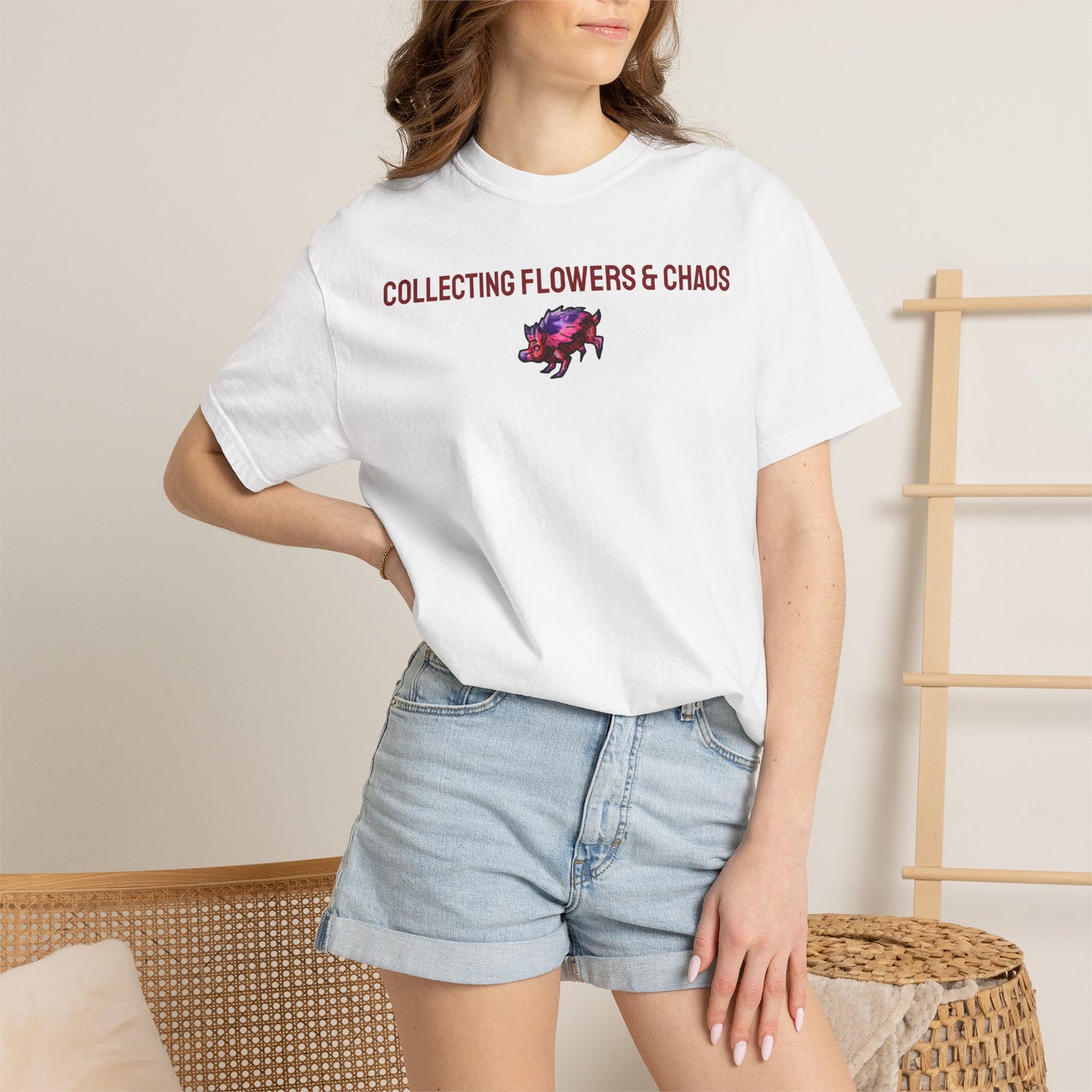 Chibi Azalea the Hedgehog- Collecting- Chibi Hedgehog- Cute Animal - T-shirt